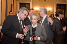 Rainer Munzel, Radca Ambasady Niemiec oraz Eleonora Bergman, dyrektor Żydowskiego Instytutu Historycznego